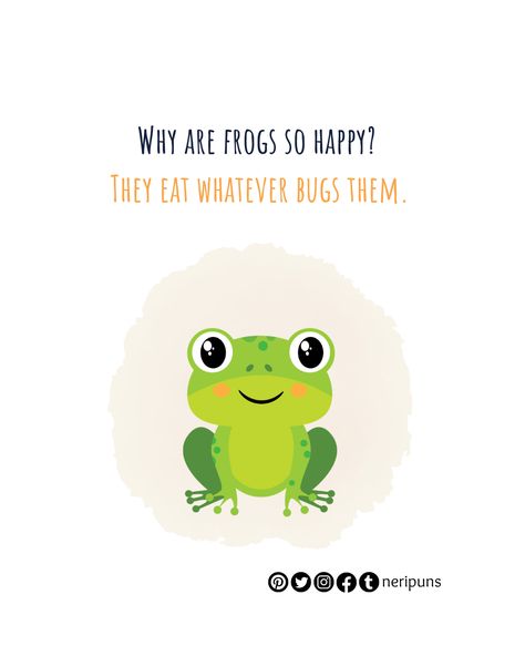 Frog Quotes Funny, Frog Puns, Work Puns, Mushroom Puns, Fun Puns, Frog Quotes, Draw Book, Pun Quotes, Happy Frog