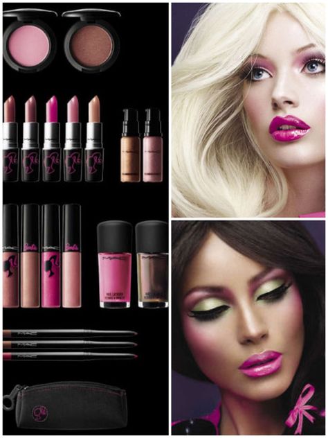 Mac barbie collection Mac Barbie, Barbie Merchandise, Barbie Makeup, Makeup Party, Egyptian Style, Barbie Collection, Girls Life, Women Life, Party Makeup