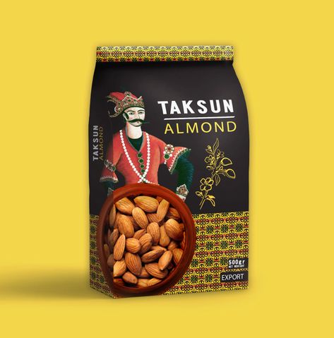 (5) Almond- Taksun – Packaging Of The World Almond Packaging, Package Food, Snacks Packaging, Almond Tree, Packaged Food, Creative Packaging Design, Creative Packaging, Effective Communication, New Age