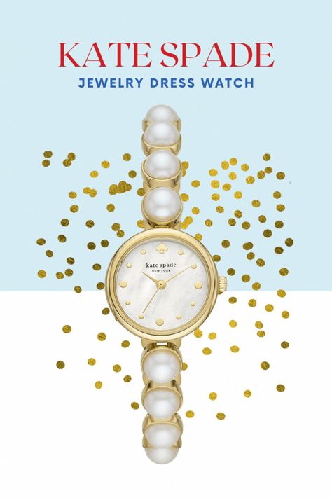 Kate Spade Pearl Watch, Pearl Watch, New York Jewelry, Jewelry Dress, Kate Spade Watch, Hand Watch, Dress Watch, Kate Spade Jewelry, Dress Jewelry