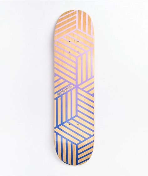 Skateboard Deck Art, Skateboard Art Design, Nostalgic Vibes, Skateboard Bearings, Skateboard Shop, Skateboard Wheels, Create A Board, Skateboard Design, Abstract Geometric Pattern