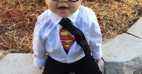 Clark Kent Halloween Costume, Clark Kent Costume, Easy Kids Costumes, Toddler Halloween Costumes For Boys, Best Diy Halloween Costumes, Halloween Costumes For Boys, Afrikaanse Woorde, Clark Kent Superman