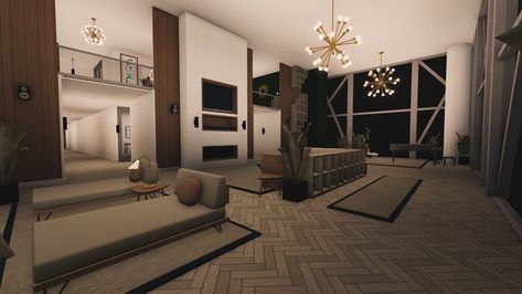 Peek inside my unfinished paradise: 5 bedrooms, 6 bathrooms, and views that redefine city living. This penthouse is my canvas, and every corner holds a promise of luxury in the making. #bloxburg #dreamhome #underconstruction #penthouse #bloxburgshowcase #luxuryliving #bloxburgbuild Bloxburg Penthouse, Diy Home Bar, City Living, July 17, Inside Me, Living Room Inspo, Home Bar, Penthouse, Modern Living