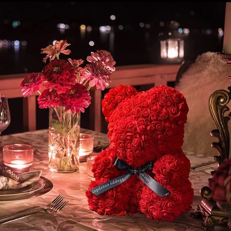 New product launch!! 🌹 A Rose Bear is the perfect gift for your significant other 🌹 Rose Bears, New Product Launch, Rose Bear, Eternal Rose, Artificial Rose, Valentines Day Weddings, Artificial Roses, Wedding Party Decorations, Significant Other