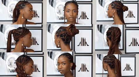 How To Style Knotless Braids: Step-By-Step Guide Scanty Knotless Braids, Style Medium Knotless Braids, Style Your Knotless Braids, Style Knotless Braids, Braids Simple, Braids Heart, Medium Knotless Braids, Medium Knotless, Braids Styling