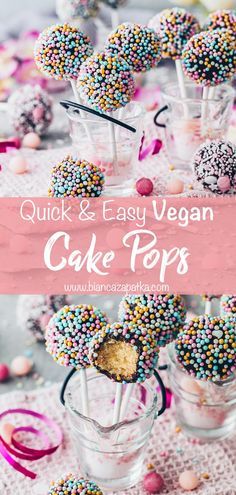 Cake Pops Recipe Easy, Vegan Cake Pops Recipe, Vegan Baby Shower, Vegan Cake Pops, Cake Pops Recipe, Cake Pop Recipe Easy, Blueberry Bundt Cake, Lollipop Recipe, Lollipop Cake