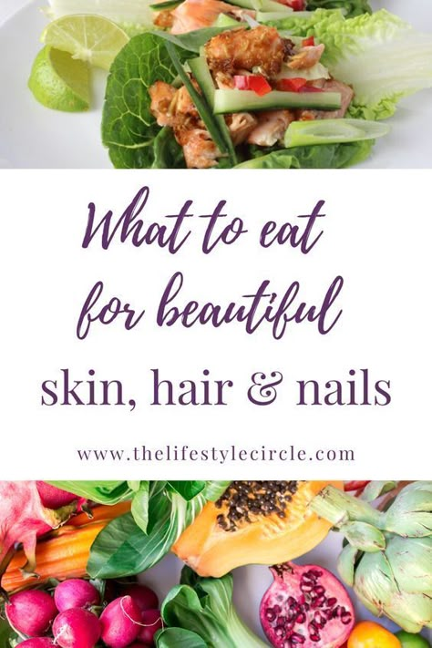 Food For Good Skin, Diet For Skin, Healthy Hair Hacks, Food For Healthy Skin, Foods For Healthy Hair, Food For Hair, Foods For Hair Growth, Foods For Hair, Hair Diet