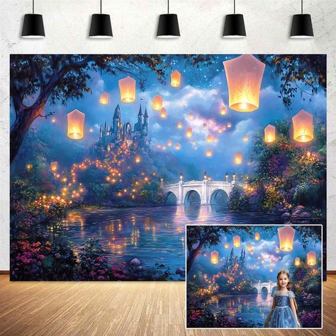 PRICES MAY VARY. Fairy Tale Castle Backdrop: Made of high-quality polyester fiber fabric, with high-definition digital printing technology, bright colors, and clear patterns. Size: 15ft(W) X 10ft(H) / 450cm(W) X 300cm(H), cover walls or serve as a photo background, easily meeting various venue layout needs. Versatile Use: Whether for photography booths or as decoration during the ceremony, this backdrop elevates the festive spirit of the occasion. Warm tips: 1.Only backdrop included,item will be Venue Layout, Photography Booth, Background Photo Studio, Fairy Tale Castle, Photo Studio Props, Castle Backdrop, Birthday Party Photography, Cake Table Decorations, Studio Backgrounds