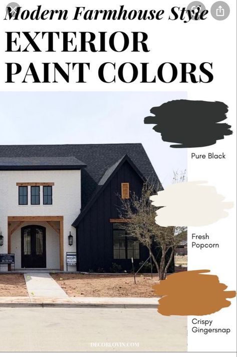 Modern Farmhouse Style Exterior, Best House Colors Exterior, Farmhouse Exterior Paint, Farmhouse Exterior Paint Colors, Exterior Paint Combinations, Farmhouse Exterior Colors, Exterior Paint Color Combinations, Farmhouse Style Exterior, Paint Color Combinations