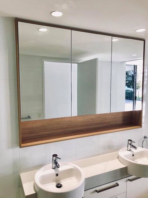 Toilet Mirror Cabinet, Senior Bathroom Design, Shaving Cabinet, Apartment Living Room Design, Mirror Vanity, Home Library Design, Master Bath Remodel, Toilet Design, Bathroom Mirror Cabinet