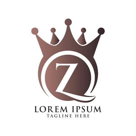 Luxury crown letter mark z logo design v... | Premium Vector #Freepik #vector #logo M Design Logo, Z Logo Design, K Logo Design, R Logo Design, Letter S Tattoo, Letter K Design, K Logo, Jewelry Logo Design, R Logo