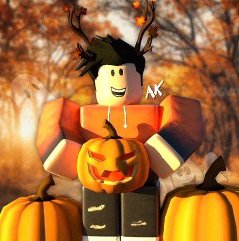 hi guys so my pin is a halloween Roblox Halloween, Hi Guys, Pumpkin Carving, Iron Man, Happy Halloween, Profile Picture, Carving, Halloween, Fictional Characters