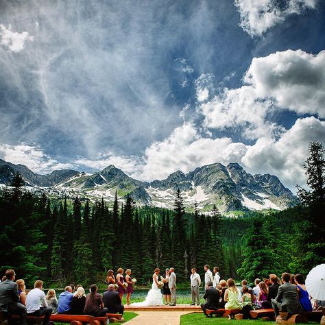 Bc Wedding Venues, Rustic Outdoor Spaces, Fernie Bc, Bc Wedding, Summer Dreaming, Mountain Top Wedding, Mountain Weddings, Island Lake, Lake Photos