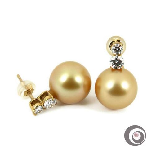 I just added a new item to eBay, AAA Rich Golden South Sea Pearl & Diamond Earrings, 18K Solid Yellow Gold #E2169! #eBay #eBaySeller Pearl Diamond Earrings, Golden South Sea Pearls, Pearl And Diamond Earrings, Sea Pearl, South Sea Pearls, South Seas, Pearl Diamond, Cultured Pearls, Solid Yellow