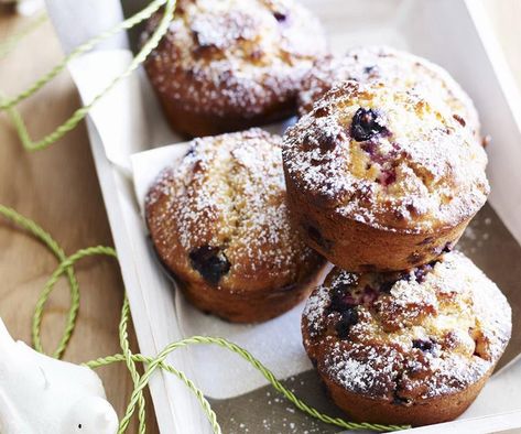 Rev up lunchboxes for the start of the new school year with these berry and yoghurt muffins. Pikelet Recipe, Yoghurt Muffins, Beef And Mushroom Pie, Mini Pie Maker, Yogurt Muffins, Pie Maker, Rhubarb Crumble, Yoghurt Cake, Berry Muffins