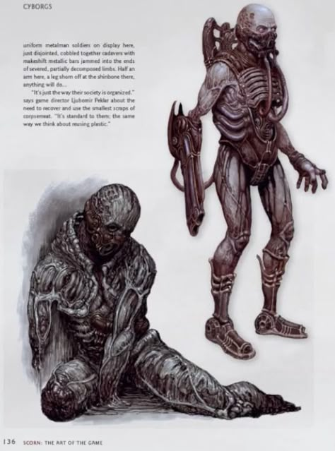 Body Horror Monster Art, Biomechanical Concept Art, Scorn Game Concept Art, Radioactive Creatures, Biomechanical Creatures, Scorn Concept Art, Scorn Art, Biopunk Art, Biomechanical Horror