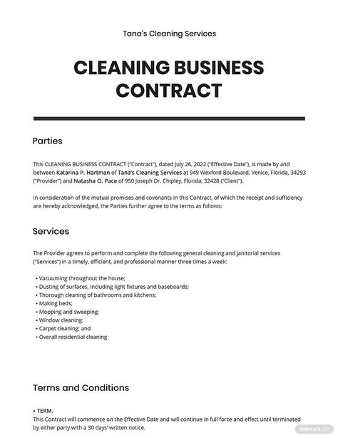 Cleaning Business Contract Template Free Cleaning Business Printables, Cleaning Business Introduction Letter, Cleaning Business Plan Template, Cleaning Contracts Free Printable, Business Introduction Letter, Commercial Cleaning Business, Business Introduction, Business Cleaning Services, Peachy Clean