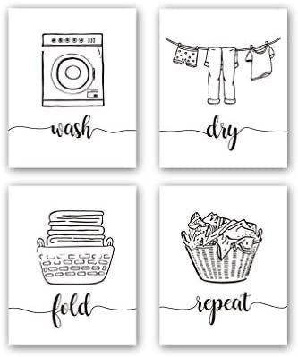 Laundry Room Quotes, Laundry Quotes, Wash Dry Fold Repeat, Laundry Art, White Laundry Rooms, Laundry Humor, Laundry Wall Art, Laundry Room Art, Laundry Symbols