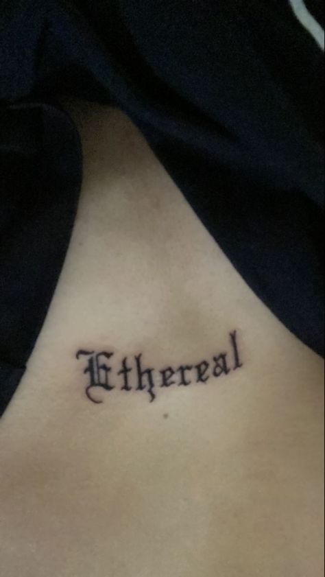 Ethereal Word Tattoo, Heartless Tattoo For Women, Rockstar Tattoos, Female Hand Tattoo, Tattoo Ideas Female Hand, Euphoria Tattoo, Rockstar Tattoo, Tattoo After Care, Ethereal Tattoos