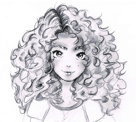 Anime Curly Hair, Pelo Anime, Curly Hair Drawing, Drawing Hair, Noam Chomsky, Hair Sketch, Hair Drawing, 캐릭터 드로잉, Character Sketches