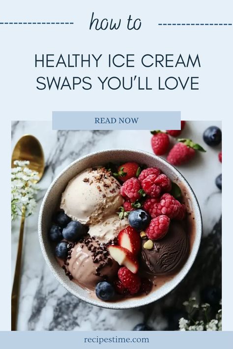 Looking for tasty ice cream alternatives that won’t leave you guilty? Check out these healthy frozen dessert recipes! Indulge in delicious treats made from natural ingredients or revisit classic flavors in a lighter way. Whether you're dairy-free, sugar-free, or just on the hunt for lower-calorie options, there's something to satisfy your sweet tooth. Whip up banana nice cream, protein-packed sorbets, or yogurt popsicles—all the joy of ice cream, none of the guilt! Explore easy recipes and enjoy a cool treat today. Everyone deserves a delightful dessert! Healthy Alternatives To Ice Cream, Healthy Ice Cream Alternatives, Frozen Dessert Recipes, Non Dairy Ice Cream, Ice Cream Alternative, Protein Ice Cream Recipes, Tasty Ice Cream, Avocado Ice Cream, Yogurt Popsicles