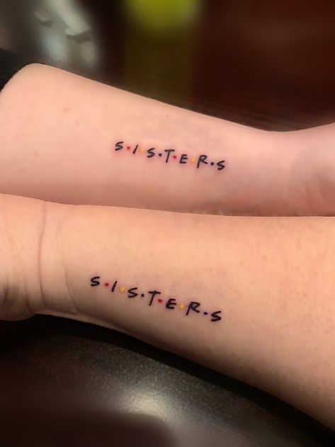 Sister Quote Tattoos Meaningful, Matching Sis Tattoos, Hocus Pocus Tattoo Sisters, Soul Sister Tattoo Ideas, Unbiological Sister Tattoo, Big Sis Little Sis Tattoos, Matching Sister Tattoos For 2 Meaningful, Friend Memorial Tattoos, Funny Sister Tattoos