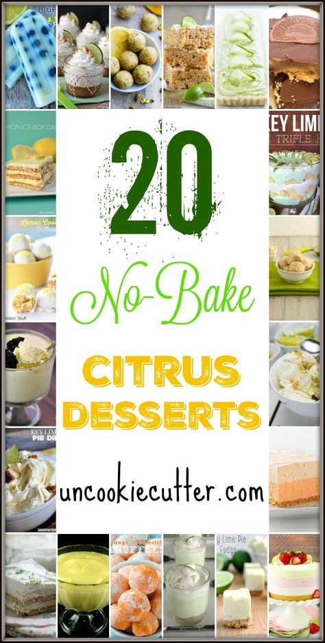 20 No-Bake Citrus Desserts - UncookieCutter.com Teen Boy Room Ideas, Boy Room Ideas, Teen Boys Room, Cooking Websites, Citrus Desserts, Modern Courtyard, Teen Boy Room, Spring Desserts, Homemade Desserts