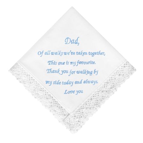 PRICES MAY VARY. SOMETHING BLUE HANDKERCHIEFS - This is our classic Something Blue handkerchief with beautiful cotton lace trim. Something Old, Something New, Something Borrowed, Something Blue" is how the old saying goes. Keep the tradition alive by adding the Something Blue handkerchief to the bride's handbag. It is a perfect keepsake for the bride on her wedding day. QUALITY WEDDING HANDKERCHIEFS - About Size: 32*32cm/12.6*12.6”, beautifully crafted from premium 100% 60S cotton which makes th Wedding Gifts For Mother Of The Bride, Gifts For Mother Of The Groom, Mother Of The Bride Gifts, Something Blue For Bride, Father Of Bride, Blue Handkerchief, Wedding Bible, Wedding Gifts For Parents, Something Old Something New