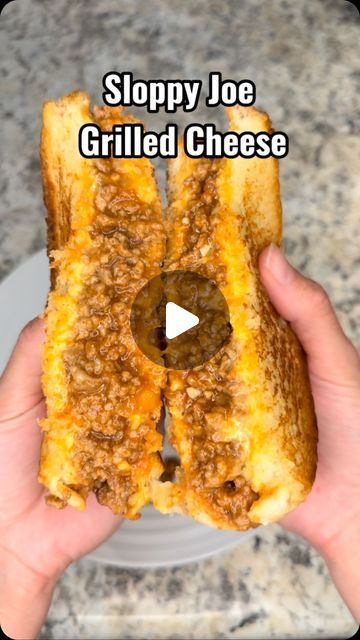 Katie Cross on Instagram: "Sloppy Joe Grilled Cheese!! Full recipe on my website!! Its tooo good y’all!! 🔥🔥 #easyrecipe #dinnerideas #sandwich #comfortfood #quickdinnerideas" Sloppy Joe Sandwich Ideas, Sloppy Joe Grilled Cheese Sandwiches, Grilled Cheese Sloppy Joe Sandwich, Ground Turkey Sandwich, Taco Grilled Cheese Sandwich, Sloppy Joe Recipe Videos, Sloppy Joe Grilled Cheese, Best Sloppy Joe Recipe, Grilled Cheese Sloppy Joe