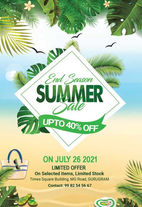 Summer Offer Poster, Offer Poster, Black Friday Sale Poster, Black Friday Sale Banner, Sale Flyer, Sale Banner, Travel Design, Summer Design, Psd Free Download