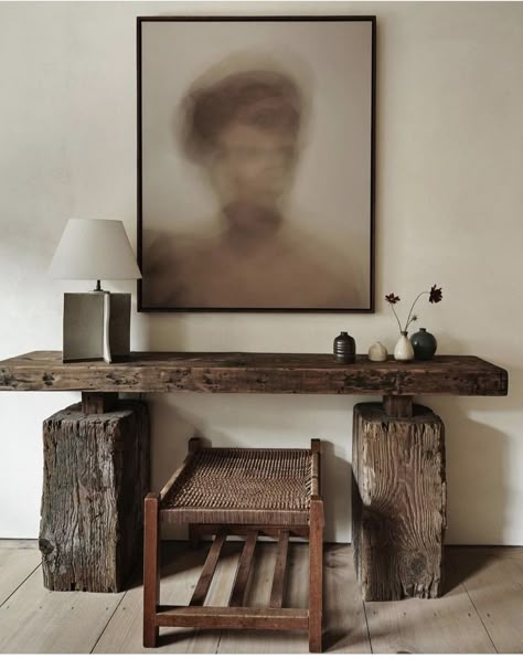 Live Edge Console Table, Rustic Console Tables, Narrow Console Table, Wood Console Table, Wood Console, Entry Way, 인테리어 디자인, Wabi Sabi, Midcentury Modern