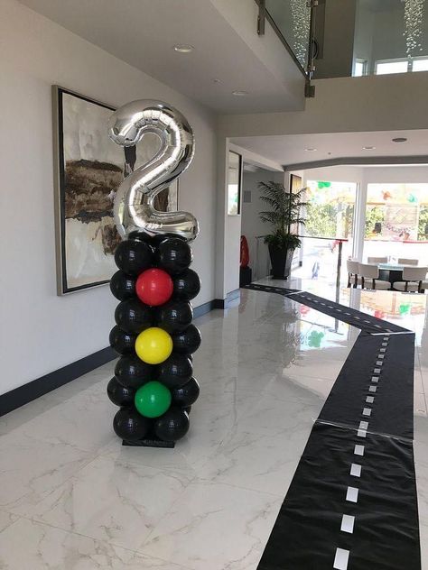 Auto Party, Transportation Birthday Party, Camarillo California, Blaze Birthday, Hotwheels Birthday Party, Cars Birthday Party Decorations, 2nd Birthday Party For Boys, 2nd Birthday Boys, Balloon Artist