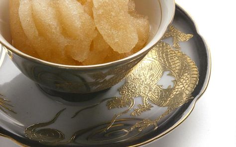 Lapsang souchong ice Recipe - Los Angeles Times Lapsang Souchong Recipes, Ice Recipe, Moroccan Mint Tea, Lapsang Souchong, Chinese Greens, Antique Tea Cups, Root Beer Float, Steeped Tea, Vegetarian Paleo