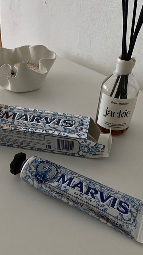 Fancy Toothpaste, Aesthetic Toothbrush, Marvis Toothpaste, Dreamy Living Room, Clean Life, Earl Grey Tea, Makeup Game, Cool Kitchen Gadgets, Functional Kitchen