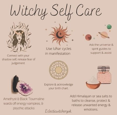 Witchy Self Care, Witch Rituals, Green Witchcraft, Wiccan Magic, Witch Spirituality, Magic Spell Book, Eclectic Witch, Wiccan Spell Book, Witchcraft Spell Books