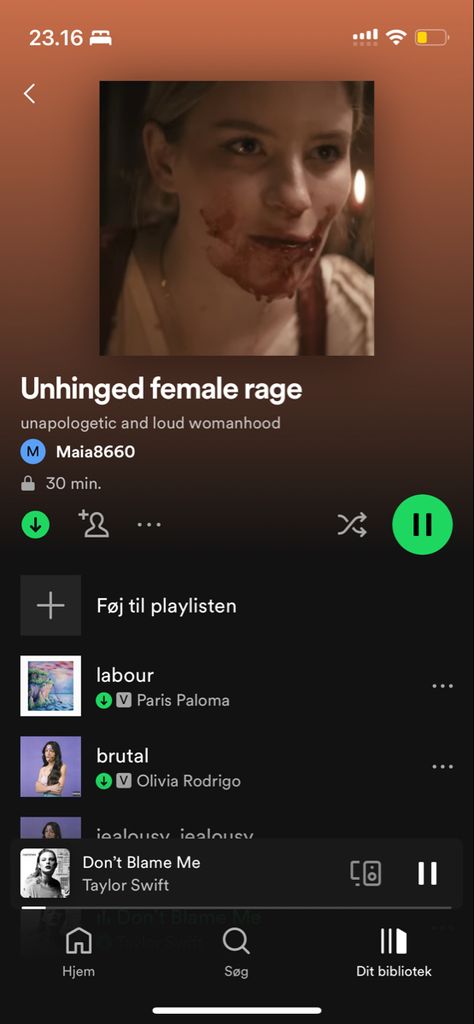 Female Rage Playlist, Rage Playlist, Female Rage