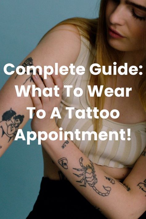 Worried about what to wear to your next tattoo appointment? We can help. We give a complete rundown for all those tough to reach spots! - #tattooguide #whattoweartoatattooappointment #tattooappointmentguide #tattooappointmenthelp #tattooclothing #tattooidea #tattooart #tattooinspo #tattoodesign Symmetrical Tattoos, Symmetrical Tattoo, Tattoo Guide, Tattoo Appointment, Tattoo Clothing, Geometric Elements, Top Tattoos, What Should I Wear, Next Tattoo