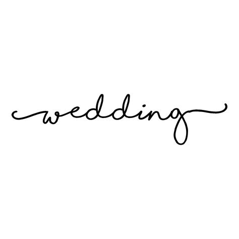 Got Married, Getting Married, Calligraphy