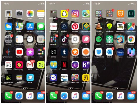 App Organization, Organize Apps On Iphone, Iphone Inspiration, Android Organization, Apple Iphone Accessories, Ios App Iphone, Iphone Life, Iphone Home Screen Layout, Screen Layout