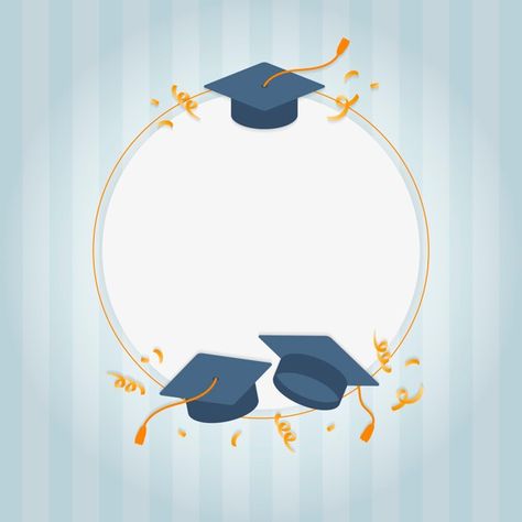 Graduation background with mortar boards... | Free Vector #Freepik #freevector #background #frame #school #design Graduation Card Ideas, Graduation Background, College Funny, Funny Inspiration, Graduation Wallpaper, Graduation Images, Graduation Frame, Pink And White Background, Graduation Art