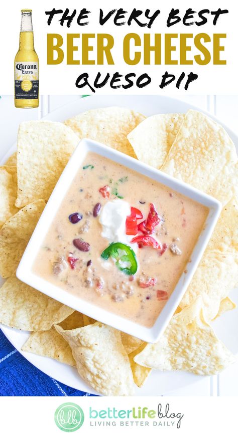 Beer Queso, Tailgaiting Food, Hot Beer Cheese Dip, Dips Party, Cheese Queso Dip, Dips Easy, Party Dips Easy, Beer Cheese Recipe, Beer Cheese Dip Recipe