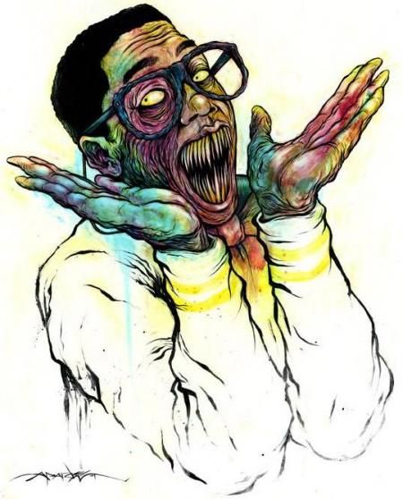 Favorite Artist, Alex Pardee. Zombie Cartoon, Alex Pardee, The Used, Dope Art, Horror Art, Space Art, Cool Artwork, Artist Inspiration, Zombie