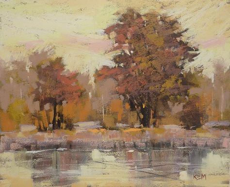 Tips For Painting, Pastel Artwork, Pastel Landscape, Chalk Pastels, Daily Painting, Art Instructions, Landscape Pictures, Daily Paintworks, Pastel Art