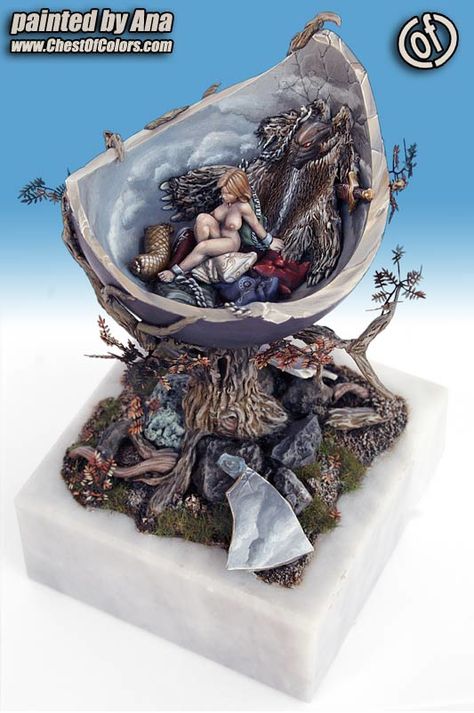 Harem girl - In the Eggshell Miniature Figures Fantasy, Trash Polka Art, Harem Girl, D&d Minis, Warhammer Figures, D&d Miniatures, Human Anatomy Drawing, My Gallery, Miniature Figures