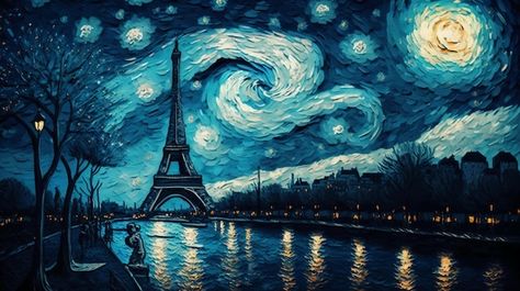 Starry Night Wallpaper Desktop, For Pc Wallpaper, City Lights Wallpaper, Van Gogh Wallpaper, Starry Night Wallpaper, Pc Background, Van Gogh Landscapes, Wallpapers Pc, Hd Wallpapers For Laptop