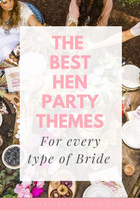 Bridesmaid and bride around picnic table for hen party with beautiful theme Hen Party Fancy Dress Ideas, Hen Do Fancy Dress Ideas, Themed Hens Party, Hen Do Ideas Decorations, Hen Do Theme Ideas, Hen Party Decor, Hen Party Ideas Themes, Festival Hen Party, Hens Theme Ideas