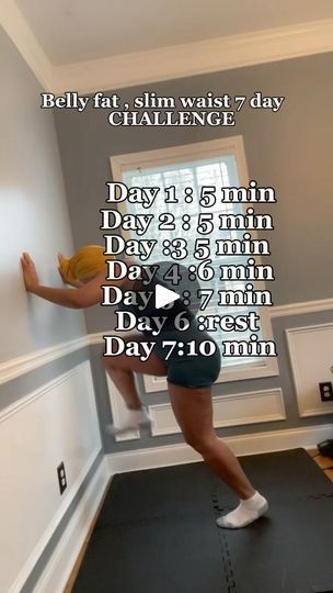 1 Month Flat Belly Challenge, Simple Workouts For Flat Tummy, Exercise For Flat Tummy, Targeted Workouts, Hanging Belly, Lose Water Weight, Standing Ab Exercises, Denise Austin, Easy Exercise