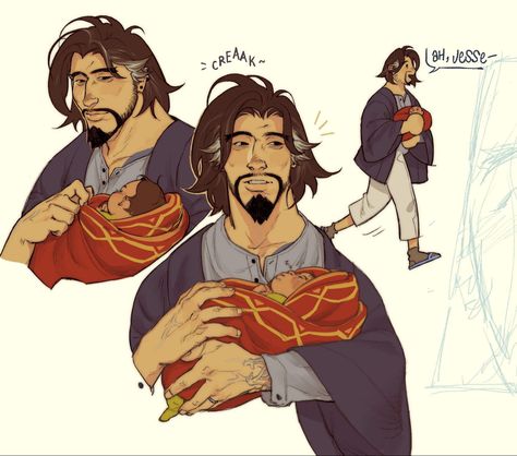 Hanzo Fanart, Hanzo X Cassidy, Cassidy X Hanzo, Hanzo Overwatch, Hanzo X Mccree, Mccree Overwatch, Cole Cassidy, Overwatch Comics, Mccree X Hanzo