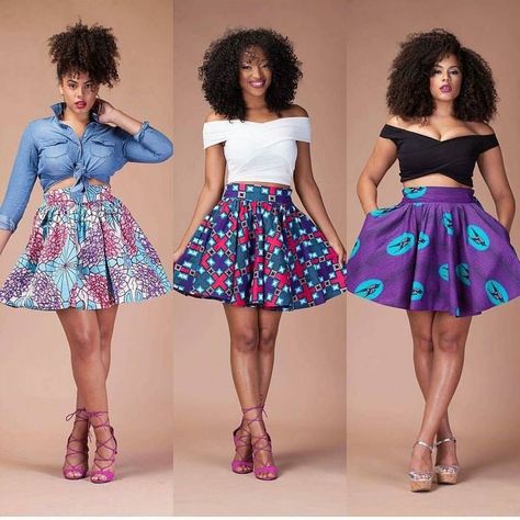 Summer time Chitenge Outfits, Ankara Skirt Styles, Ankara Outfits, Ankara Skirts, Kitenge Designs, African Print Skirt, African Skirts, African Fashion Skirts, Ankara Skirt