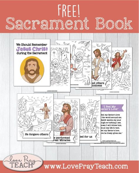 FREE instant download Sacrament Booklet for children! www.LovePrayTeach.com Sacraments Activities, Lds Quiet Book, Family Home Evening Lessons, Lds Primary Lesson Helps, Lds Primary Lessons, Sunday Activities, Meeting Activities, Activity Day Girls, Lds Printables